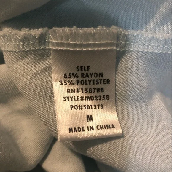 Mable AVA Mini Dress Light blue Puff Sleeve  smocked bodice Women's Size Medium - Picture 10 of 12